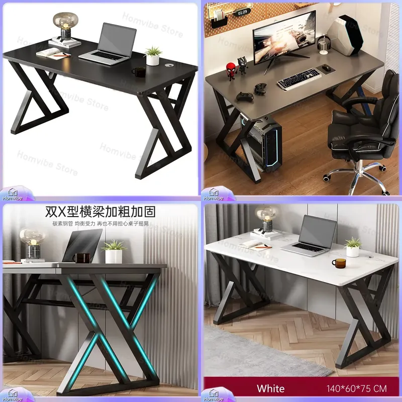 Esports Gaming Setup - Moderner Minimalistischer Computertisch für Home Office
