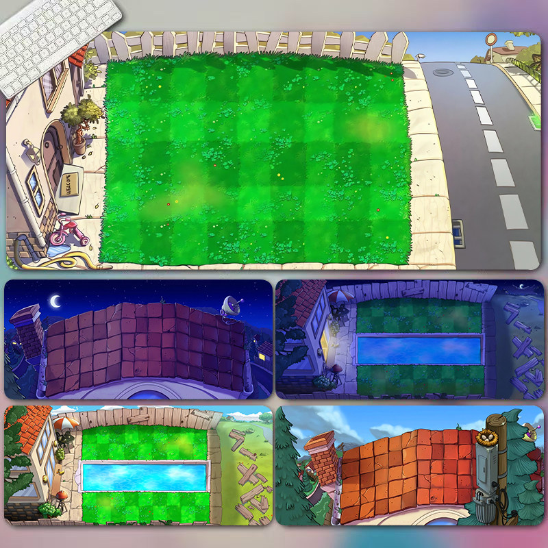 Esports Vs Gaming - Plants Vs Zombies Extra großes Gaming-Mauspad,