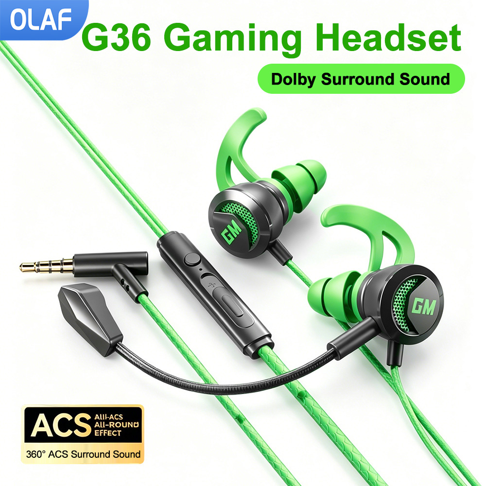 Esports Gaming Phone - Typ-C/3,5-mm-Kopfhörer mit Mikrofon, Gaming-Headset, E-Sport, HiFi-Bass-Stereo-Ohrhörer,