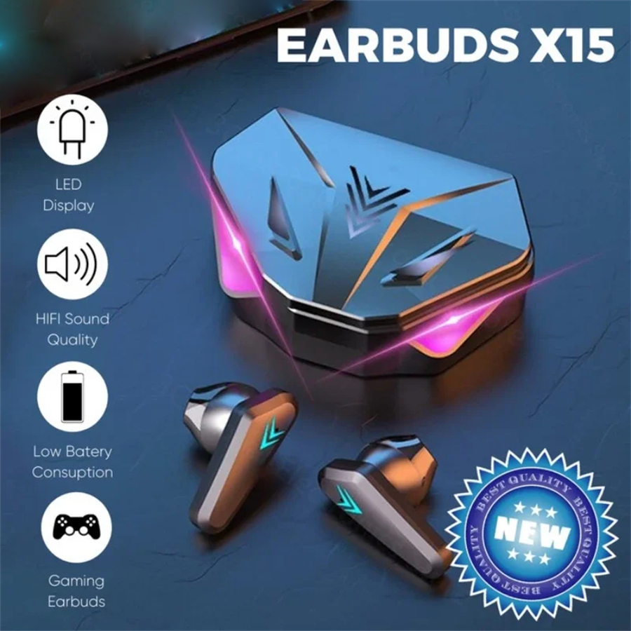 Esports Gaming Gear - X15 TWS Drahtlose Kopfhörer Bluetooth Kopfhörer