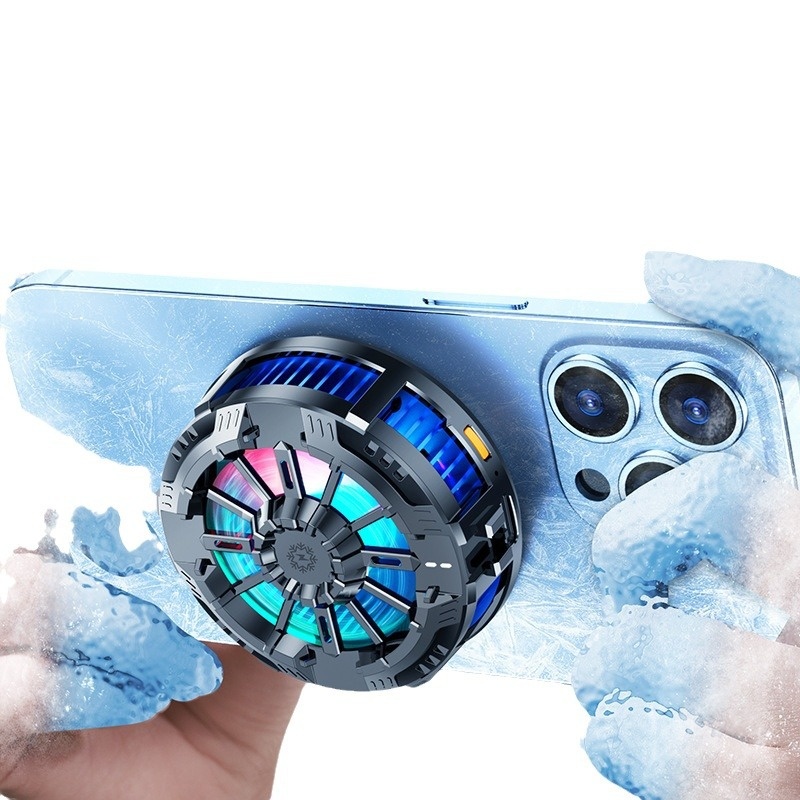 Esports Gaming Phone - Magnetischer RGB-Telefonkühler, schnelle Kühlung, kabelgebunden, für