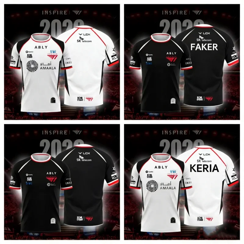 Esports Gaming Gear - 2026 NEUES T1 ESPORTS TEAM TRIKOT