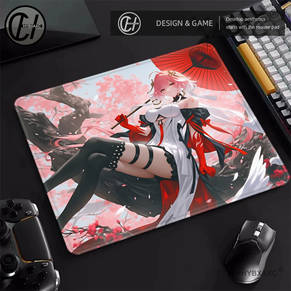 Esports Gaming Setup - HYBXAXC Japanisches Anime Gaming-Mauspad, Erweiterte Schreibtischunterlage