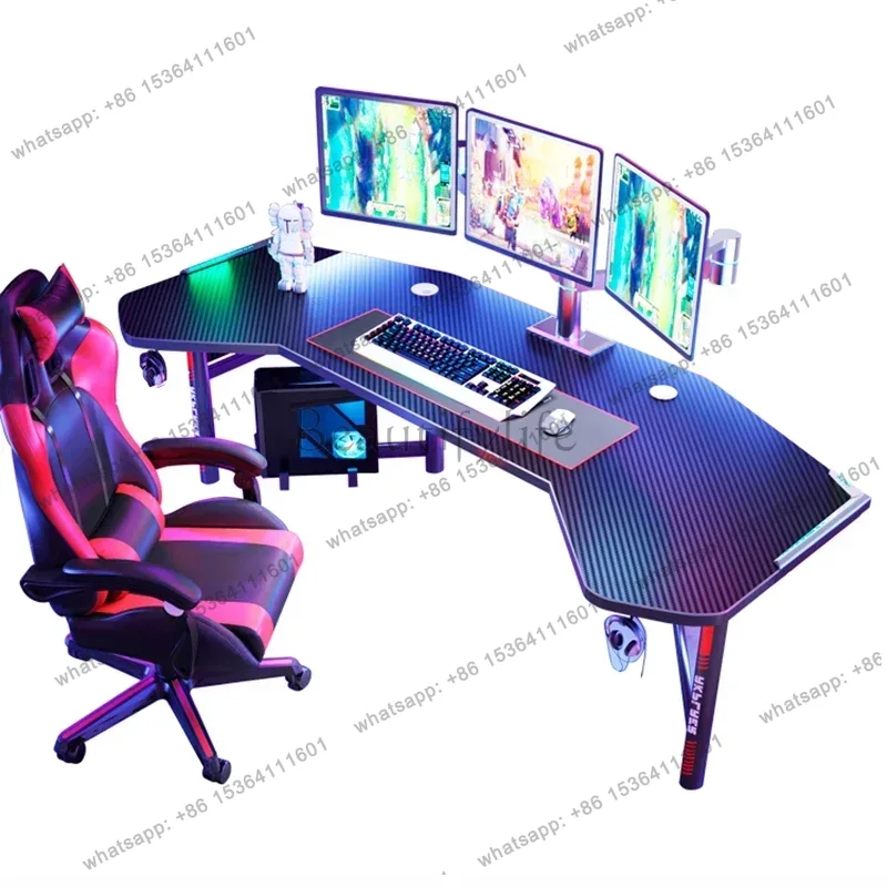 Esports Gaming Furniture - Weißer Computertisch, Büromöbel, Desktop-Computertische, luxuriöses E-Sport-Tisch-