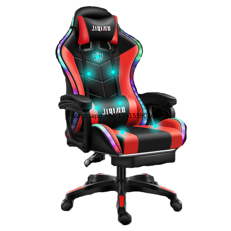 Rgb Gaming Chair - Großhandel Guter Preis Drehbarer weißer Pu-Leder