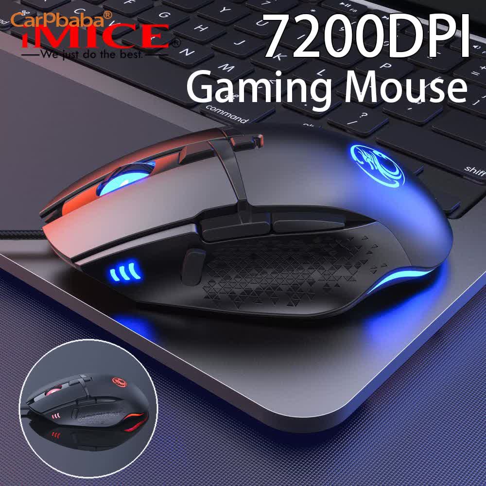 Esports Gaming Phone - A2T91 Tragbare Kabelgebundene Gaming-Maus 7200DPI Programmierbares