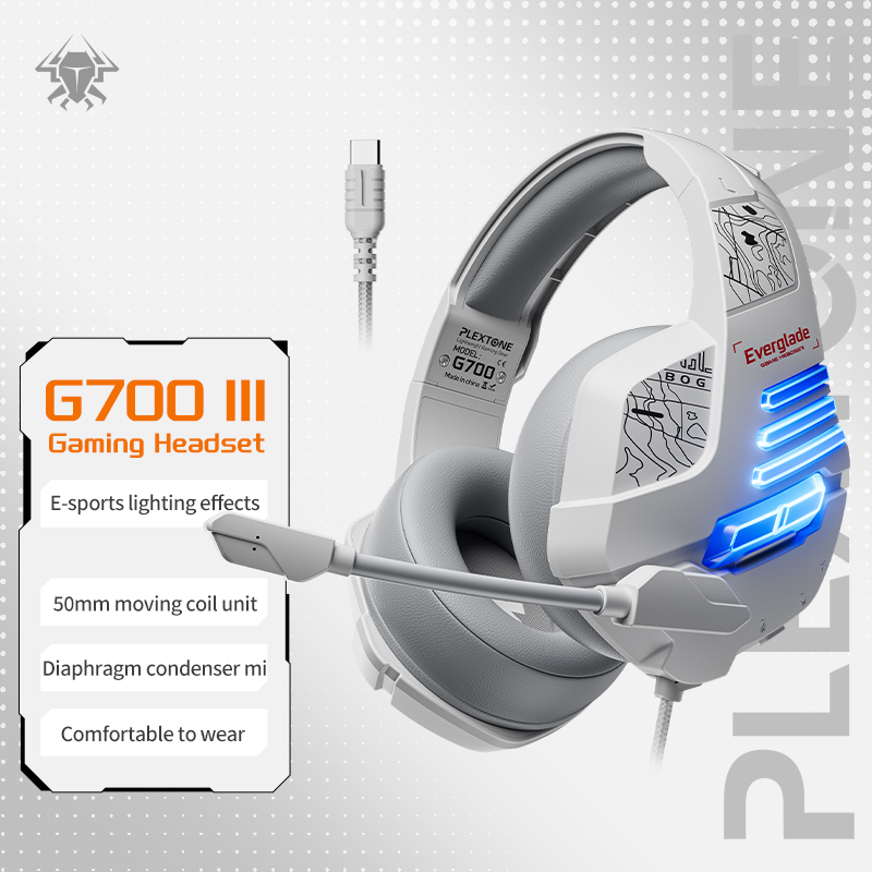 Esports Gaming Phone - PLEXTONE G700 Kopfhörer, Kabelgebundenes Gaming, Esports