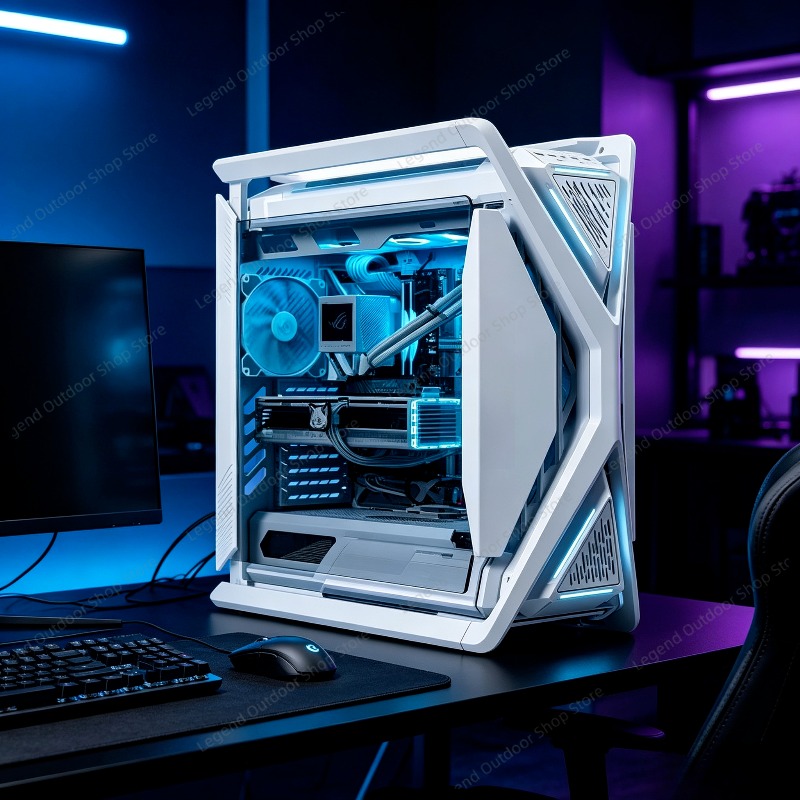 Esports Gaming Degree - Individuell zusammengebauter High-End-Gaming-Desktop-PC-Tower mit Netzteil für