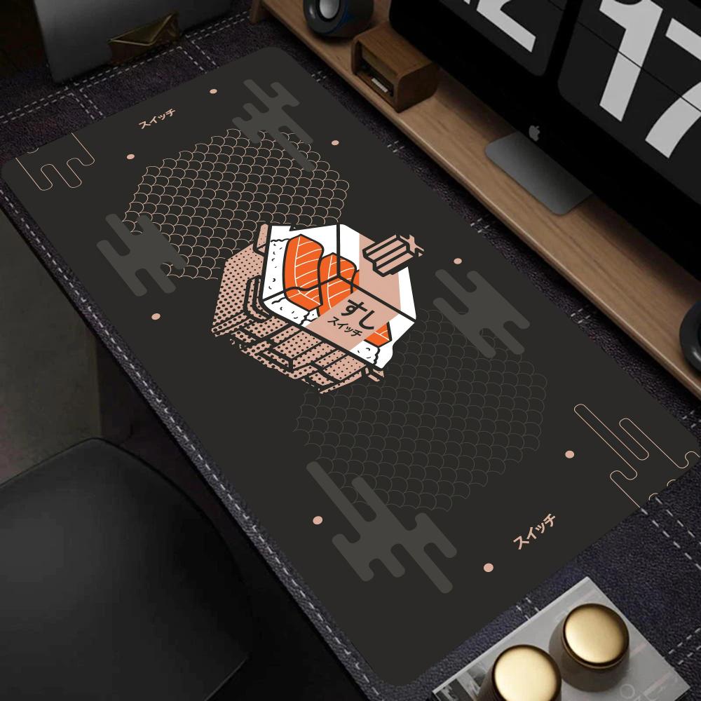 Esports Gaming Setup - Tech Abstraktes Muster Großes Mauspad, Rutschfeste