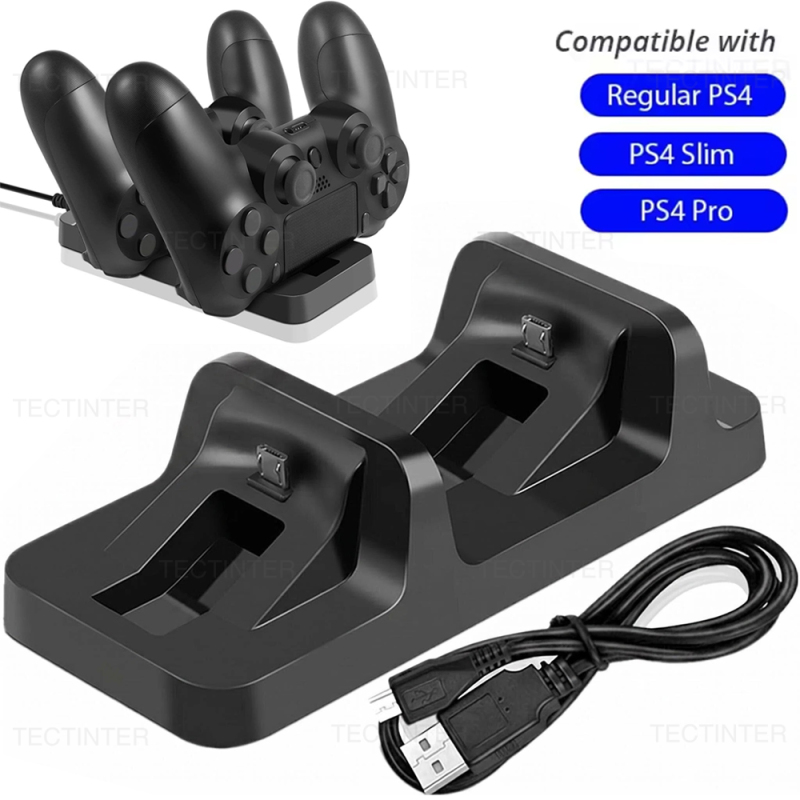 Dual-Ladestation für PS4-Contr – Controller Charging Stand Bewertung und Preis