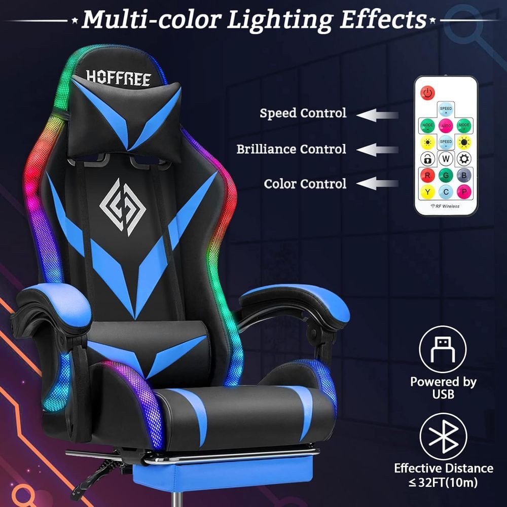 RGB-Gaming-Stuhl mit Massage u – Rgb Gaming Chair Bewertung und Preis