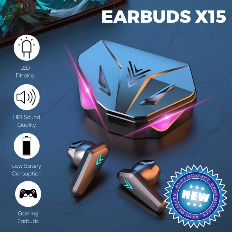 1 Stück X15 TWS X15 Pro Kabell – Esports Gaming Phone Bewertung und Preis