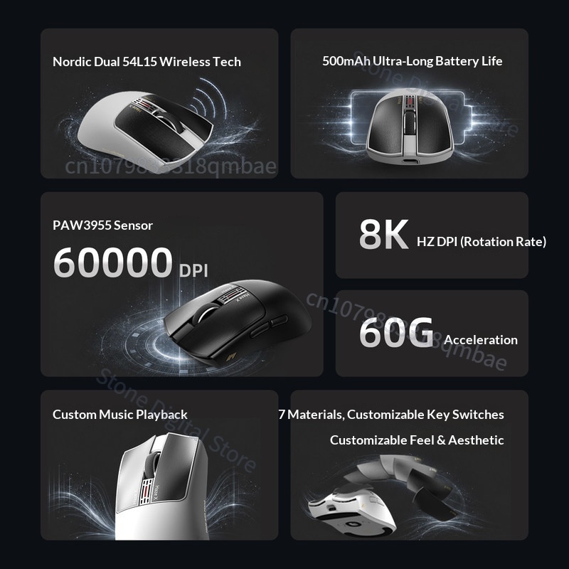 IPI HAZEX Kabellose Drei-Modus – Esports Gaming Mouse Bewertung und Preis