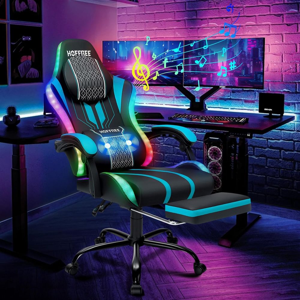 Gaming-Stuhl mit LED-Beleuchtu – Rgb Gaming Chair Bewertung und Preis