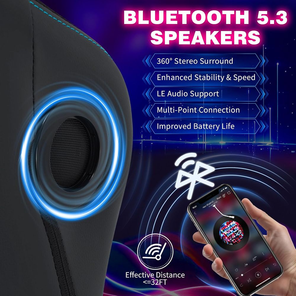 Gaming-Stuhl mit LED-Beleuchtu – Rgb Gaming Chair Bewertung und Preis