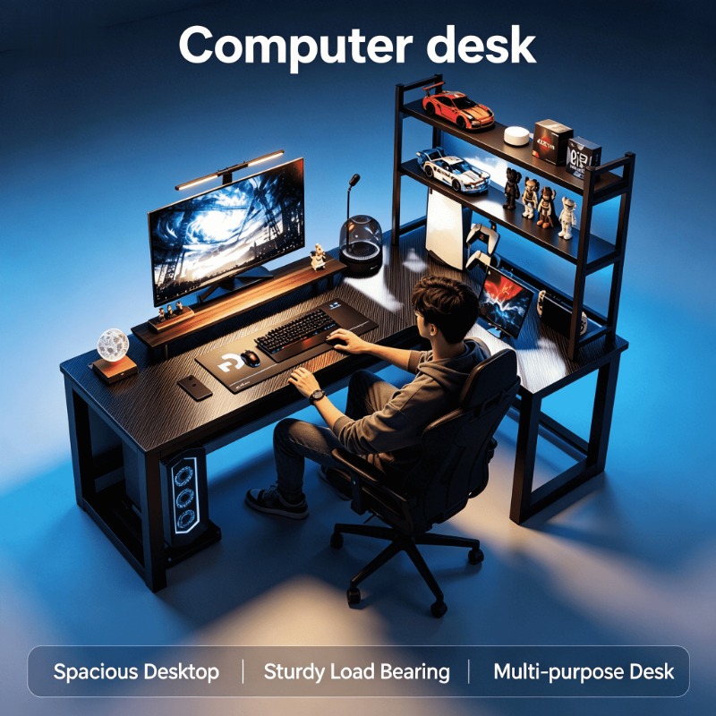 Höhenverstellbarer L-förmiger  – Esports Gaming Furniture Bewertung und Preis
