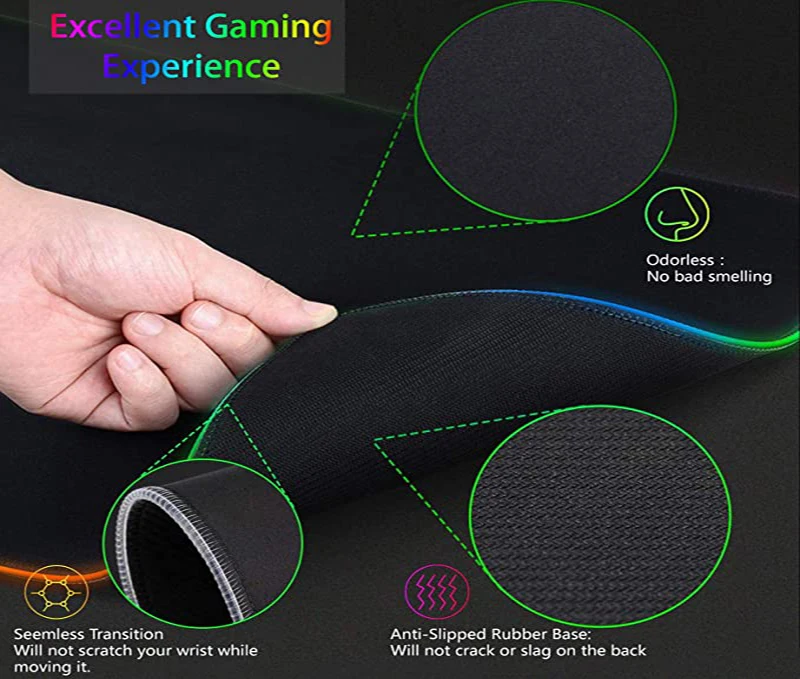 RGB XXL HD Großes Schwarz-Weiß – Esports Gaming Setup Bewertung und Preis